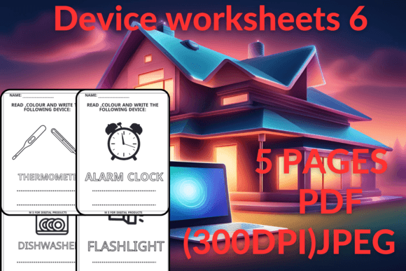 Device Worksheets 6: Engaging Coloring Activities for Kids