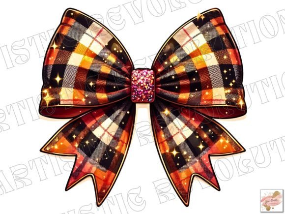 Fall Plaid Coquette Bow Png: Your Autumn Design Essential
