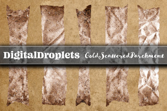 Gold Scattered 5 | 20 FREE Washi Tapes: A Designer's Secret Weapon