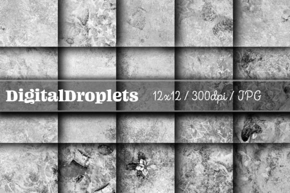 Golden Christmas Papers Vol. 5: Gothic & Grunge Holiday Textures