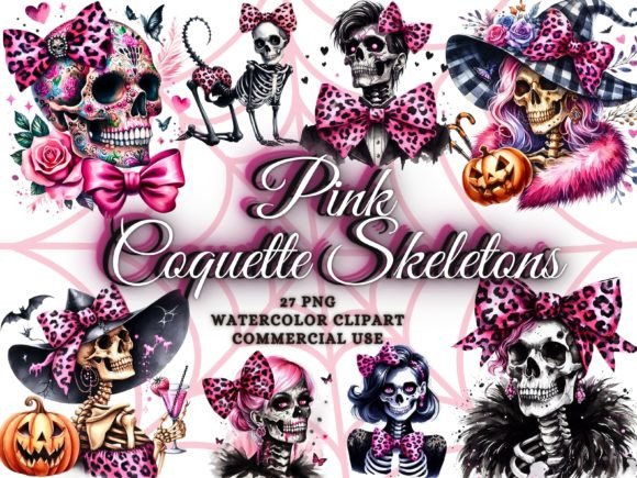 Halloween Clipart Skeleton Clipart Png: A Spooky & Cute Design Bundle