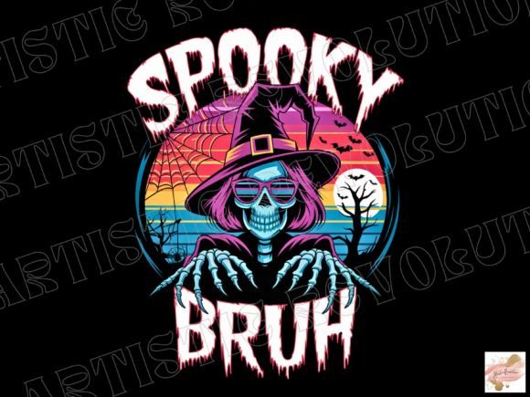 Halloween Png - Spooky Witch Sublimation: Your Design Asset