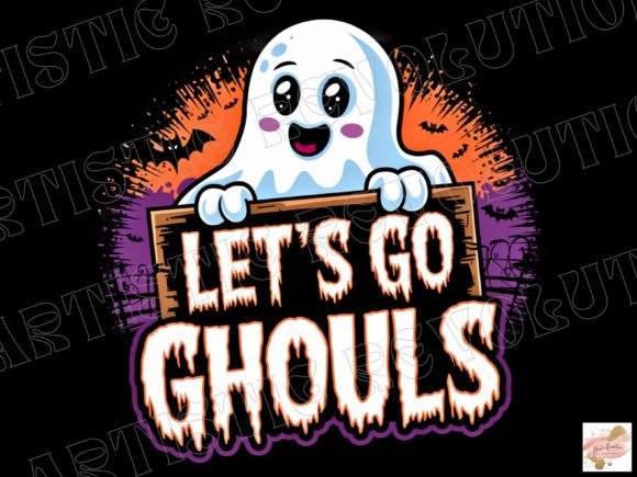 Let's Go Ghouls Png Halloween Ghost Png: Your Spooky Design Asset