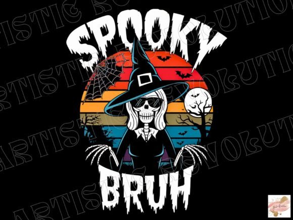 Spooky Halloween PNG: Elevate Your Designs with a Wickedly Creative Witch