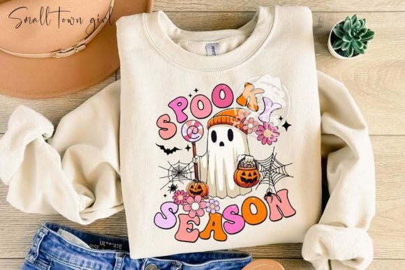 Spooky Season Halloween Boo Ghost Png: Your Commercial-Ready Design Asset