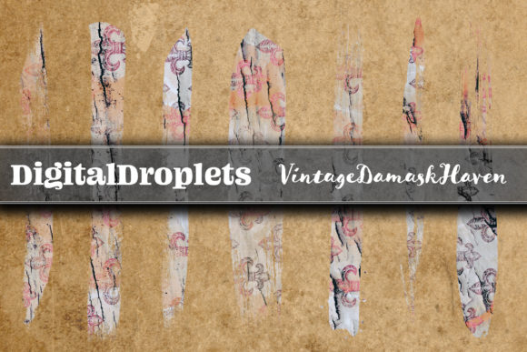 Unleash Vintage Charm: 20 FREE Damask Brush Strokes