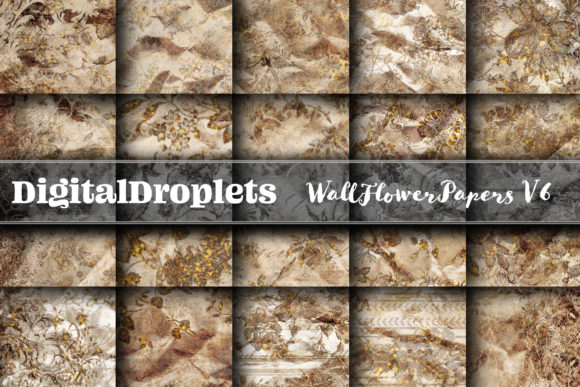 Wall Flowers Papers Vol. 6: Dark Romance for Your Projects