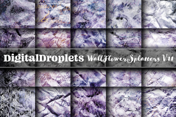 WallFlower Splatters 11: A Collection for Moody, Textured Design